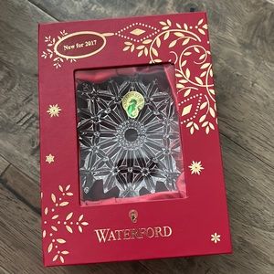 NWT Waterford Crystal 2017 Snowflake Ornament
